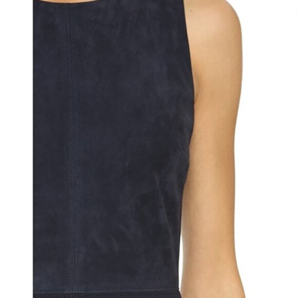 Theory | Jinxil K Suede Combo Sheath Dress 6 - Picture 5 of 8